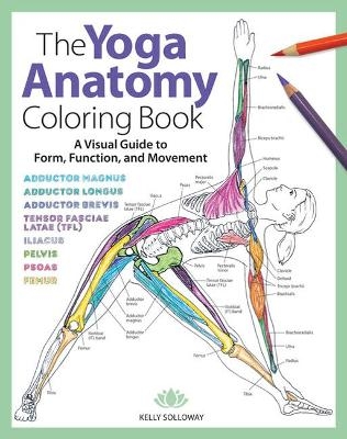 The Yoga Anatomy Coloring Book - Kelly Solloway