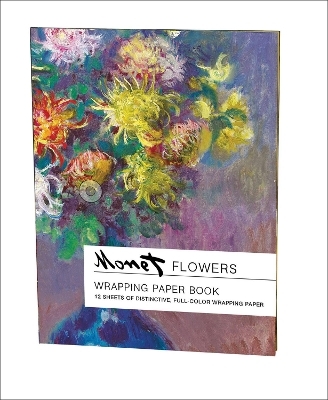 Flowers, Claude Monet Wrapping Paper Book - 