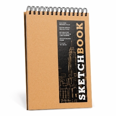 Sketchbook (basic medium spiral fliptop landscape Kraft) -  Union Square &  Co.