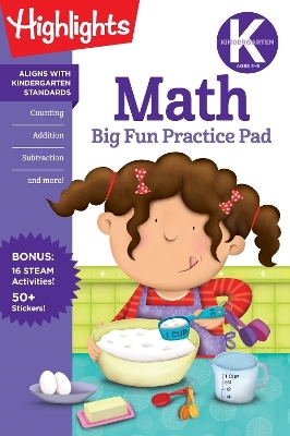 Kindergarten Math Big Fun Practice Pad - 