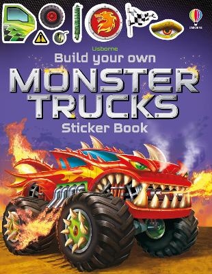 Build Your Own Monster Trucks Sticker Book - Simon Tudhope