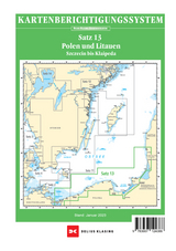 Berichtigung Sportbootkarten Satz 13: Polen und Litauen (Ausgabe 2023) - 