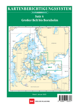 Berichtigung Sportbootkarten Satz 4: Großer Belt bis Bornholm (Ausgabe 2023) - 