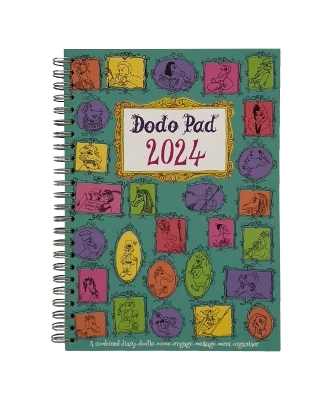 The Dodo Pad A5 Diary 2024 - Calendar Year Week to View Diary - Lord Dodo