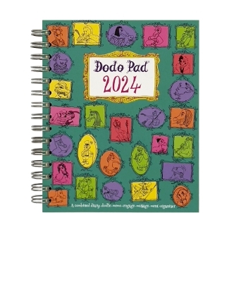 The Dodo Pad Mini / Pocket Diary 2024 - Week to View Calendar Year - Lord Dodo