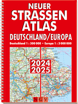 Neuer Straßenatlas Deutschland/Europa 2024/2025 - 