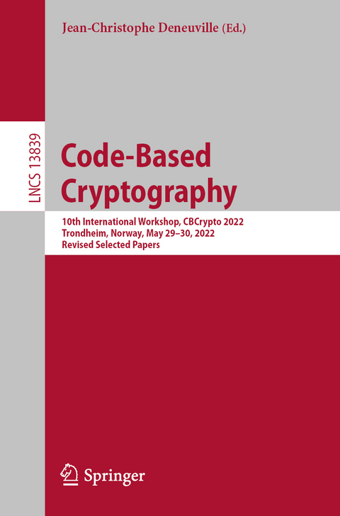 Code-Based Cryptography - 