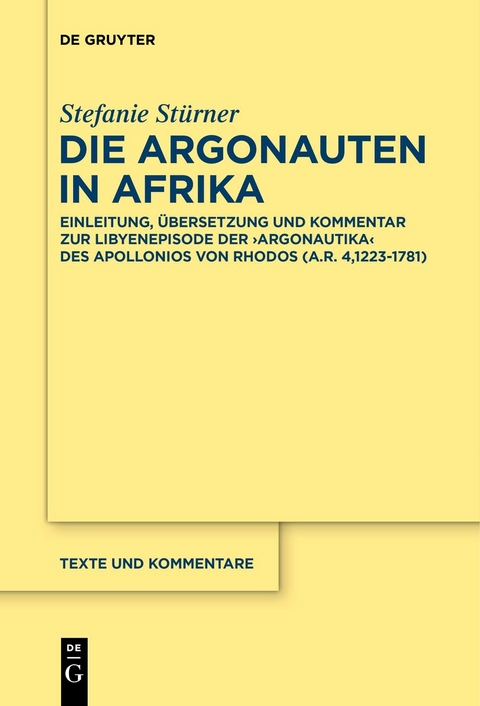 Die Argonauten in Afrika - Stefanie Stürner