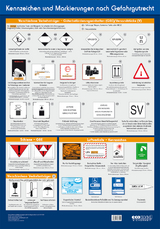 Wandtafel Kennzeichen und Markierungen nach Gefahrgutrecht - 