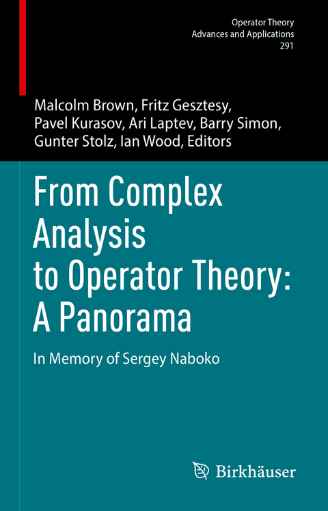 From Complex Analysis to Operator Theory: A Panorama - 