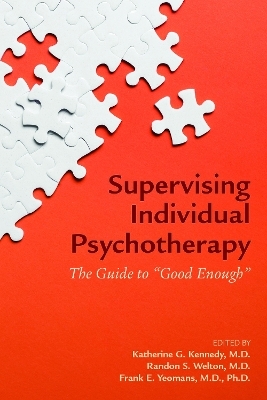 Supervising Individual Psychotherapy - 