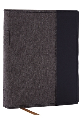 The Prayer Bible: Pray God’s Word Cover to Cover (NKJV, Black/Gray Leathersoft, Red Letter, Comfort Print) - Thomas Nelson
