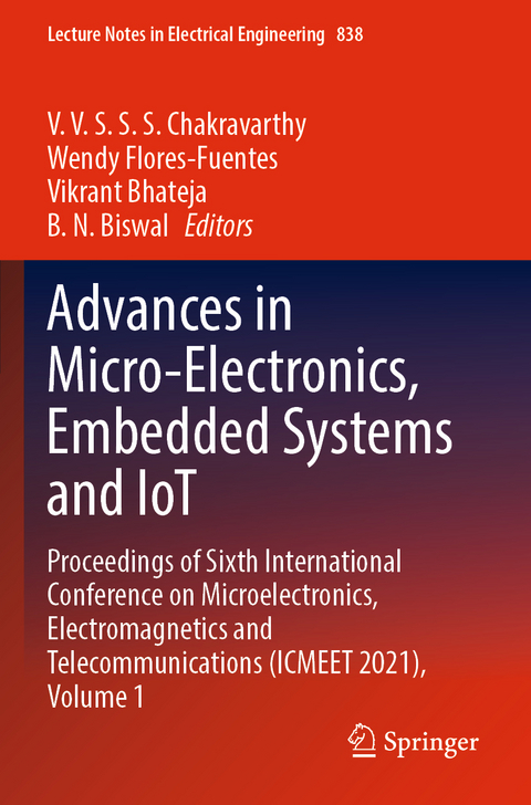 Advances in Micro-Electronics, Embedded Systems and IoT - 