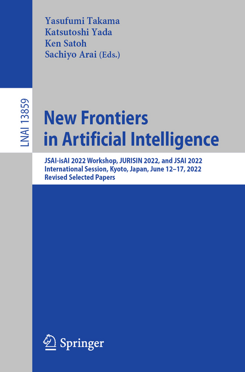 New Frontiers in Artificial Intelligence - 