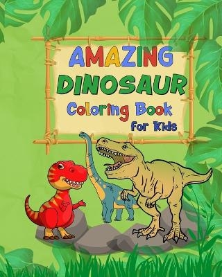 Amazing Dinosaur Alphabet Coloring Book For Kids - Jolly Bern