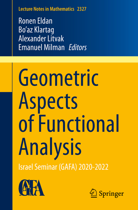 Geometric Aspects of Functional Analysis - 