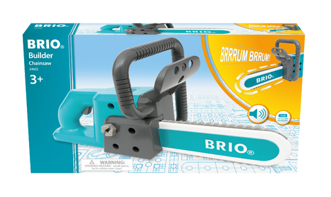 BRIO Builder – 34602 Kettensäge | Entwicklungsförderndes Rollenspiel- &amp; Konstruktionsspielzeug für Kinder ab 3 Jahren