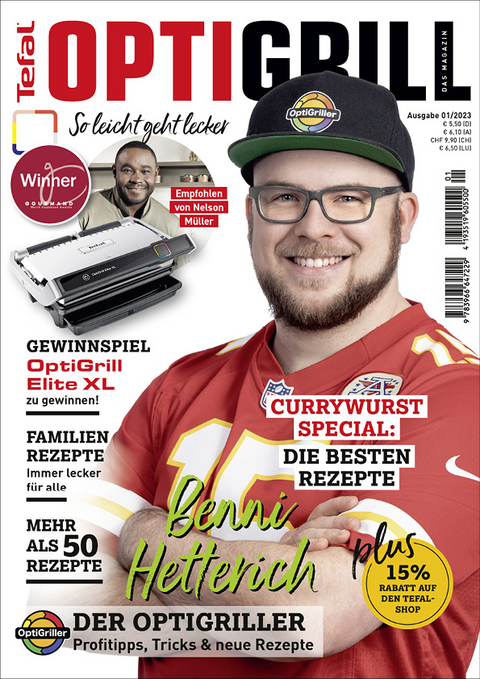 OptiGrill Magazin: So leicht geht lecker. Über 50 Rezepte u.a. von Benni "Der OptiGriller" - 