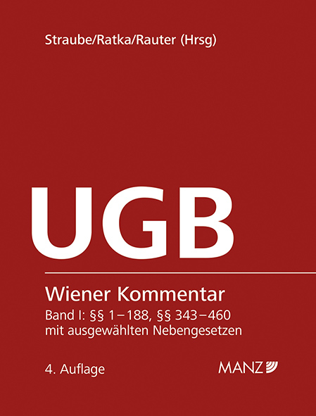Wiener Kommentar zum UGB 4. Auflage - 