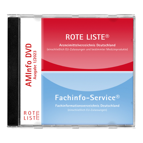 ROTE LISTE® 1/2023 AMInfo-DVD - ROTE LISTE®/FachInfo - Abo (4 Ausgaben pro Jahr)