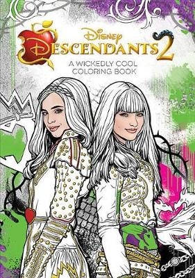 Descendants 2: A Wickedly Cool Coloring Book -  Disney Books