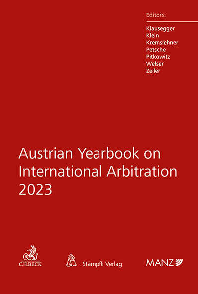 Austrian Yearbook on International Arbitration 2023 - 