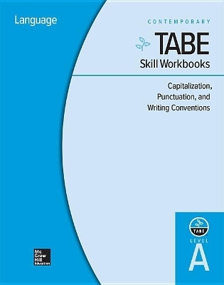 Tabe Skill Workbooks Level A: Capitalization, Punctuation, and Writing Conventions - 10 Pack -  Contemporary