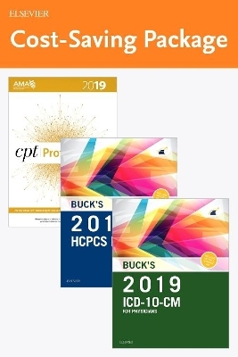 2019 ICD-10-CM Physician Edition, 2019 HCPCS Professional Edition and AMA 2019 CPT Professional Edition Package - Carol J Buck