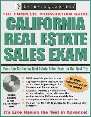 California Real Estate Sales Exam - 