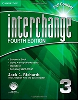 Interchange Level 3 Full Contact with Self-study DVD-ROM - Richards, Jack C.