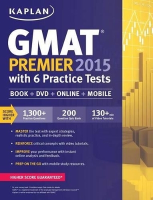 Kaplan GMAT  Premier 2015 with 6 Practice Tests -  Kaplan