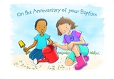 Baptism Anniversary Cards - 