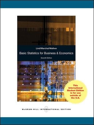 Basic Statistics for Business and Economics with Connect Plus Access Card - Douglas Lind, William Marchal, Samuel Wathen
