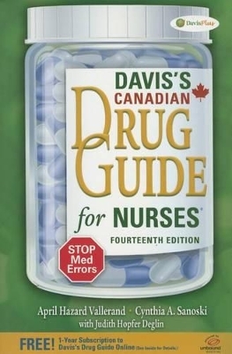 Pkg: Tabers 22nd Index, Vallerand Drug Guide 14th CANADIAN & Van Leeuwen Hnbk Lab & Dx Tests 5th -  F.A. Davis Company