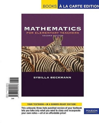 Mathematics for Elementary Teachers - Sybilla Beckmann