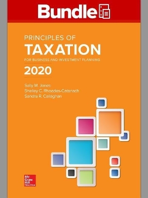 Gen Combo LL Principles of Taxation for Business & Investment Planning with Connect Access Card - Sally Jones, Shelley C Rhoades-Catanach, Sandra R Callaghan