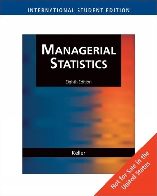 Managerial Statistics, International Edition (with CD-ROM) - Gerald Keller