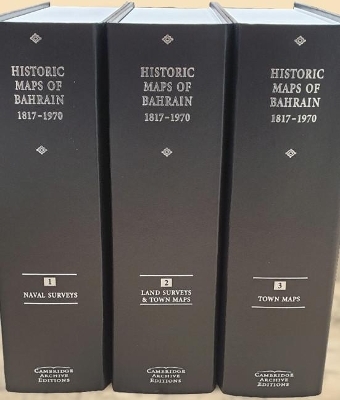 Historic Maps of Bahrain 1817–1970 3 Volumes Hardback Set - 