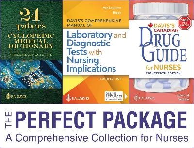 Perfect Package: Vallerand Canadian Drug Guide 18e & Van Leeuwen Comp Man Lab & Dx Tests 10e & Tabers Med Dict 24e -  F.A. Davis