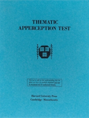 Thematic Apperception Test - Henry A. Murray  M.D.