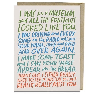 6-Pack Em & Friends Really Miss You Card - 