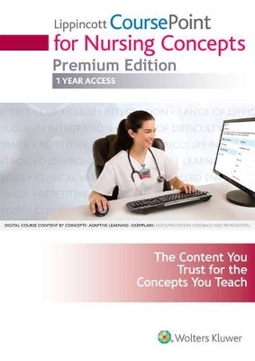 Lww Coursepoint for Nursing Concepts; Bickley 7e eBook; Eliopoulos 8e eBook; Plus Lynn 4e eBook Package -  Lippincott