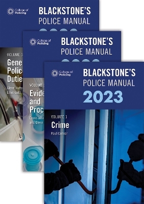 Blackstone's Police Manuals Three Volume Set 2023 - Paul Connor