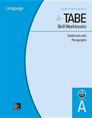 Tabe Skill Workbooks Level A: Sentences and Paragraphs - 10 Pack -  Contemporary