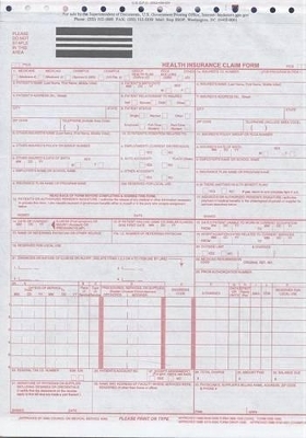 Health Insurance Claim Form (CMS-1500) (Double Sheets with Carbon)