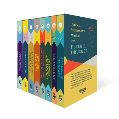 Peter F. Drucker Boxed Set (8 Books) (the Drucker Library) - Peter F Drucker