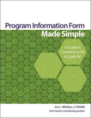 Program Information Form Made Simple - Jeri L Whitten, Vicki Hamm