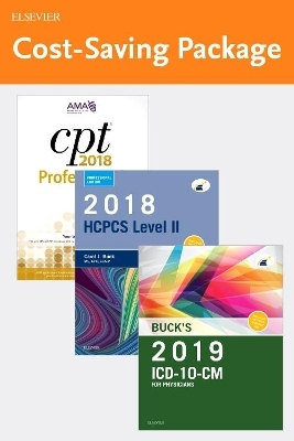 2019 ICD-10-CM Physician Edition, 2018 HCPCS Professional Edition and AMA 2018 CPT Professional Edition Package - Carol J Buck
