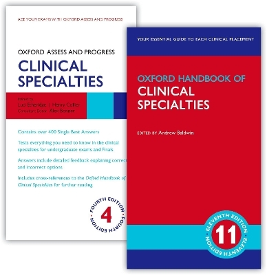 Oxford Handbook of Clinical Specialties 11e and Oxford Assess and Progress: Clinical Specialties 4e - 