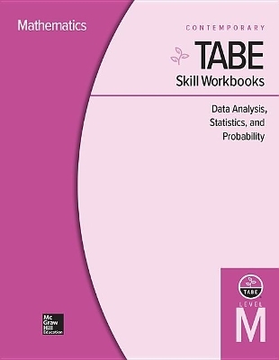 Tabe Skill Workbooks Level M: Data Analysis, Statistics, and Probability - 10 Pack -  Contemporary